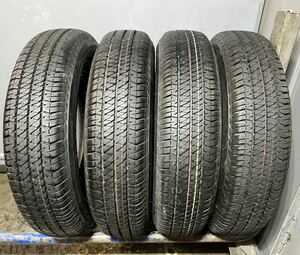 2021年製　バリ山　送料無料　175/80R16 91S（ブリヂストン）DUELER H/T 684 II 4本　A.1