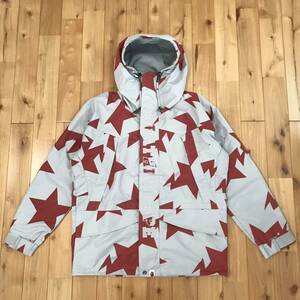 BAPESTA スノボジャケット Mサイズ a bathing ape BAPE STAR snowboard jacket エイプ ベイプ アベイシングエイプ スター d431