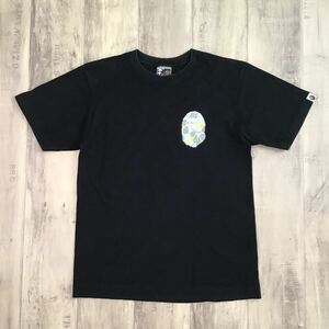 ★激レア★ kaws × bape ape head Tシャツ Mサイズ black a bathing ape カウズ エイプ ベイプ アベイシングエイプ NIGO skull sta f021