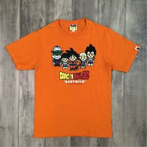 ドラゴンボール Z × BAPE 悟空 マイロ Tシャツ Sサイズ orange a bathing ape dragonball エイプ ベイプ アベイシングエイプ milo m46