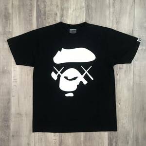 ★激レア★ KAWS × BAPE Big face Tシャツ Mサイズ ブラック カウズ a bathing ape エイプ ベイプ アベイシングエイプ NIGO m85