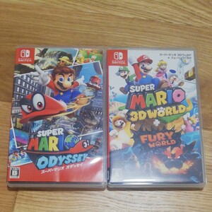 【Switch】 スーパーマリオ 3Dワールド+フューリーワールド スーパーマリオオデッセイ ニンテンドースイッチ 2本セット