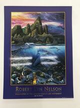 ★L2★ Robert Lyn Nelson ロバート・リン・ネルソン「Agile Sea Phantom」小ポスター　ハワイ 海 マリンアート_画像2