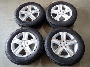 NP4724【送料無料225/65R17】スズキ エスクード純正 ヨコハマ ice GUARD iG60 中古 冬タイヤアルミSET◆17×6.5J 114.3/5H +45◆