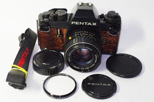 PENTAX LX 前期型 ＆ SMC PENTAX-M 50mm F1.4　ペンタックスLX 標準レンズセット 美しいワニ革Body