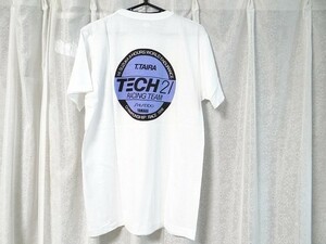 新品 80年代 ビンテージ 日本製 ヤマハ 資生堂 TECH21 RACING TEAM 平忠彦 '86 鈴鹿8耐 耐久ロードレース Tシャツ L レトロ 当時物