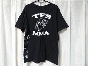 希少 anvil製 TFS MMA TACTICAL FIGHT SYSTEMS MIXED MARTIAL ARTS 総合格闘技 UFC プライド マーシャルアーツ Tシャツ Lサイズ