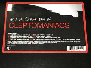 Cleptomaniacs All I Do 2枚組 Stevie Wonder 名曲 HOUSEカバー 2001年