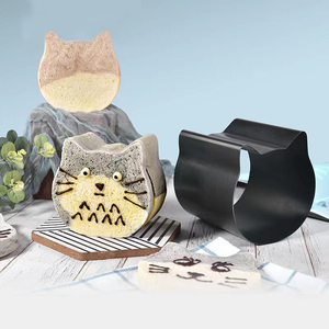ネコパン　猫　食パン型　動物　焼き型　均一蓄熱　表面処理　防錆　bigサイズ1.5斤: