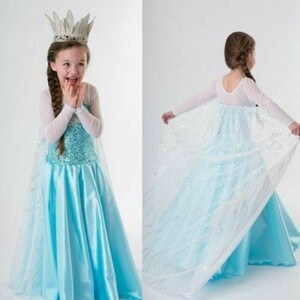 海外　限定品 アナと雪の女王2 子供用　コスチューム　ドレス　サイズ各種 9