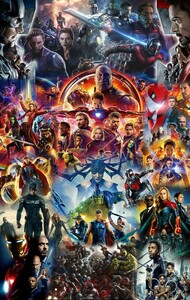 海外　限定品　アベンジャーズ　シネマティックユニバース　ポスター 2