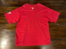 K415 メンズ Tシャツ NINE RULAZ LINE ナインルーラーズ 半袖 レッド 赤 プリント ストリート / L 全国一律送料370円_画像7