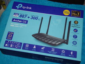 TP-Link 11ac 2x2 867+300Mbps 無線ルーター Archer C6 完動品 美品 送料無料