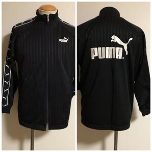 即決【送料無料】PUMA プーマ トラックジャケット ジャージ S相当 メンズ ブラック ヒットユニオン 製造 xpv