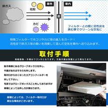 送料無料！ ミツビシ H81W eKアクティブ H16.5-H16.12 車用 エアコンフィルター キャビンフィルター 活性炭入 ★014535-2040_画像5