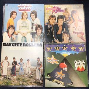 31802-64 0803N LPレコード BAY CITY ROLLERS ベイシティローラーズ ROLLIN' WOULDN'T YOU LIKE IT 他 計4点 動作未確認