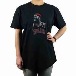 新品 デニス ロッドマン 90年代 バスケ NBA ブルズ JORDAN ジョーダン Tシャツ S M L XL ビッグ オーバーサイズ XXL~5XL ロンT パーカー 可