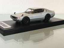 送料無料　1/43 日産　スカイライン 2000 GT-R ワタナベホイール　ミニカー　MARK43 NISSAN SKYLINE KPGC110 ケンメリ_画像2