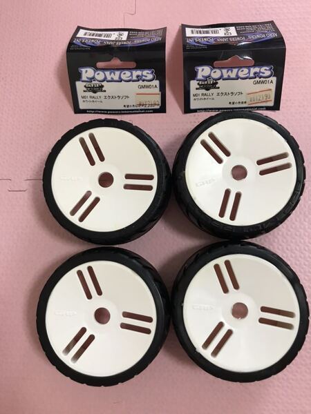 送料無料 1/8 未走行 GRP M01 ラリー ツーリングカー ラジコン タイヤホイールセット エクストラソフト パワーズ POWERS RALLY