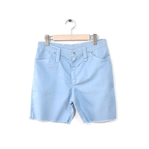 [Бесплатная доставка] 70S USA Kat -Cut Off Denim Shorts Короткие брюки Sax Blue W29 эквивалент Wrangler Vintage Используемая одежда EZ0556