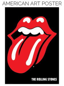 アメリカン アートポスター ローリングストーンズ Lip (867) 舌と唇 ロゴ バンド UK イギリス 壁掛け 西海岸風 インテリア アメリカン雑貨