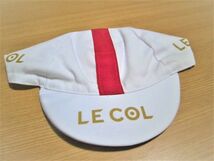 Le Col - By Wiggins ホワイト/レッド　サイクリングキャップ 帽子 　ル・コル_画像2