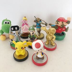 アミーボ amiibo 任天堂 ニンテンドー ヨッシー マリオ キノピオ ピカチュウ フィギュア マスコット 9体(9種類) セット まとめて Nintendo