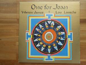 幻のスピリチュアル傑作 WARREN JAMES & LOU LAUSCHE/ONE FOR JOAN (USA盤)