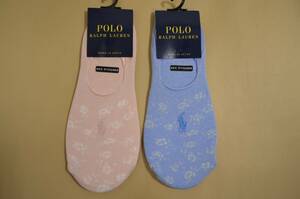  new goods unused tag attaching woman POLO RALPH LAUREN Polo Ralph Lauren petsu socks 2 pairs set made in Japan free shipping 