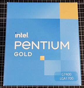 1円スタート!　インテル Pentium Gold G7400 (美品・2週間保証!)