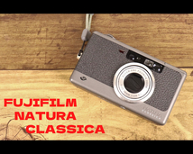 FUJIFILM NATURA CLASSICA 富士フィルム ナチュラ クラシカ コンパクトフィルムカメラ 28-56mm SUPER-EBC FUJINON ZOOM ケース付 050JGCH04_画像1