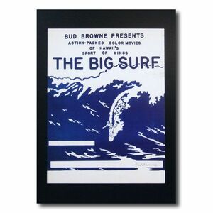 サーフムービーポスター L-3 「THE BIG SURF」 サイズ：28.5×21.5cm アメリカ雑貨 アメリカン雑貨