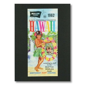  Hawaiian poster Eara in series A-21 America miscellaneous goods american miscellaneous goods 