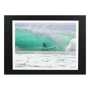 ハワイアンポスター サーフィンシリーズ N-159 Surf Picture アートサイズ：縦21.5×横28.7cm