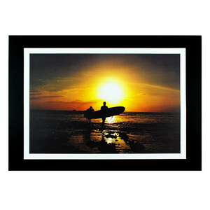  poster Hawaiian poster surfing series N-154 Sunset and Surfer art size : length 20.7× width 30