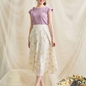3Dフラワー刺繍スカート ノエラ Noela
