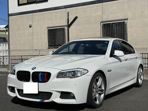 H23年BMW523i MスポーツPKG【サンルーフ・純正HDDナビ・地デジ・バックカメラ・ETC・車検R6年8月・実走行・修復歴なし】機関良好