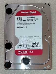 【 送料無料　2TB 】Western Digital HDD 2TB WD Red NAS RAID 3.5インチ WD20EFRX