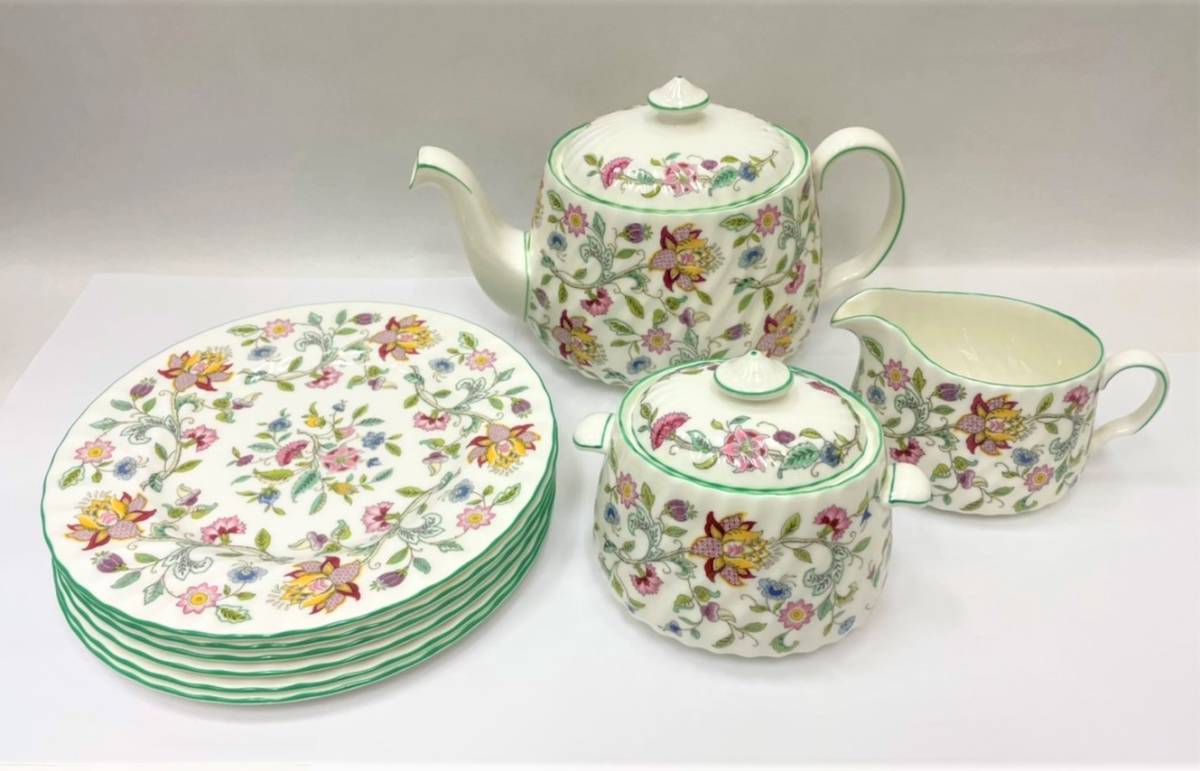 完成品 MINTON ハドンホール ティーポット シュガーポット ミルク 完成品 MINTON ハドンホール ティーポット シュガーポット ミルク