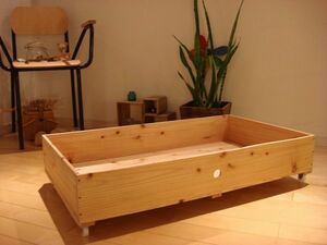 * size modification possibility * wooden circle hole bed under storage ⑥/ natural wood * clothes case natural Country order possibility order possible size modification possible 