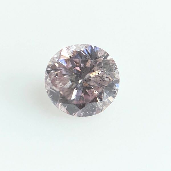 ０．１５８ct　ＬＩＧＨＴ　ＰＩＮＫ　Ｉ１　ラウンド　ピンクダイヤモンドルース