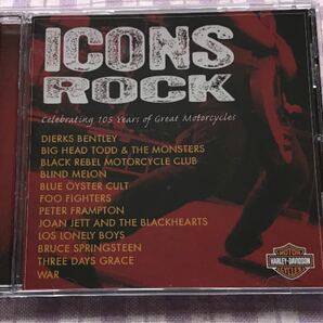 ハーレーダビッドソン　記念音楽CD　ICONS ROCK