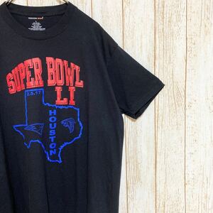 NFL 2017 SuperBowl スーパーボウル プリント Tシャツ XL USA古着 アメリカ古着