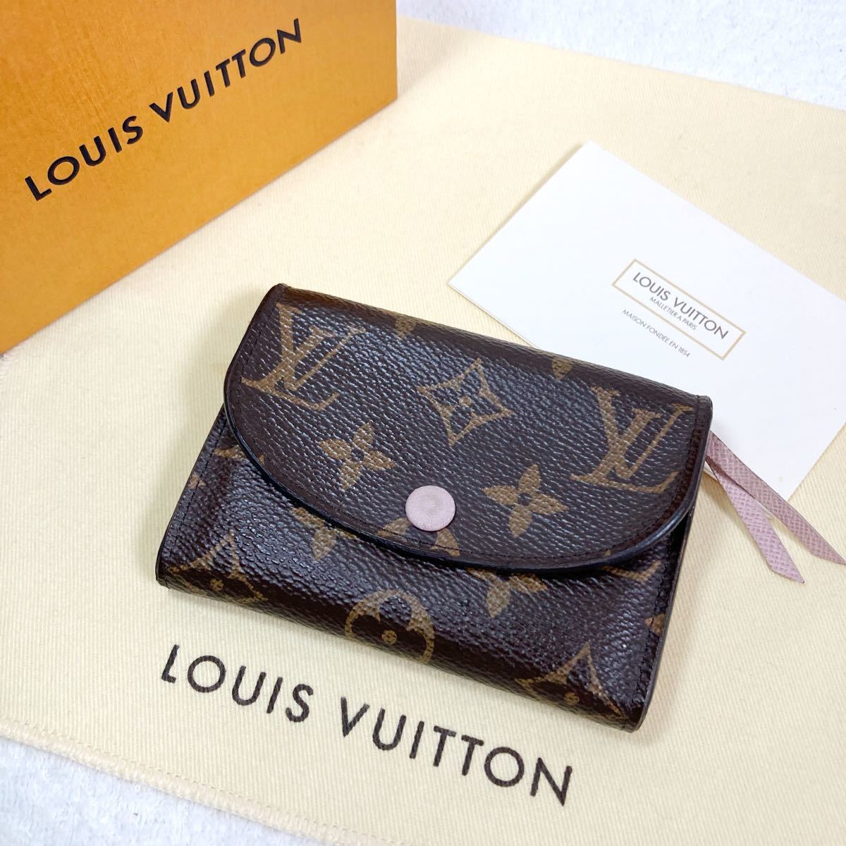 超美品 LOUISVUITTON ポルトモネロザリ ヴィトン 正規品 eva.gov.co
