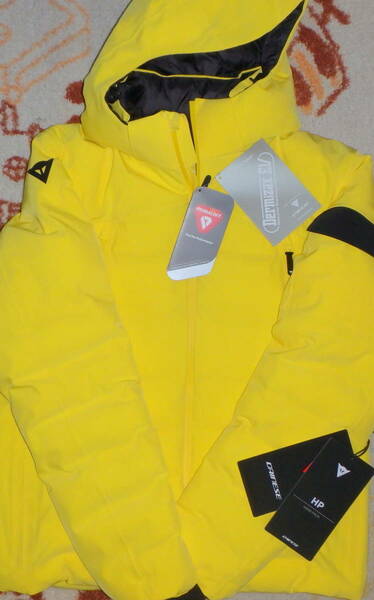 送料無料！高機能 ダイネーゼ スキー ジャケット SKI DOWNJACKET SPORT メンズ Mサイズ VIBRANT-YELLOW