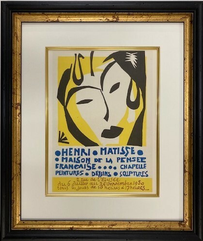 【特価】　 ≪　　アンリ・マティス　　≫ 　　リトグラフ【石版画】 　CEUVRES RECENTES　　 1959年 　　HENRI MATISSE