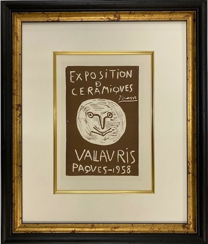 【特価】　≪　　パブロ・ピカソ　　≫　　リトグラフ【石版画】 　 CERAMIQUES VALLAURIS 1958 　 1959年　　PABLO　PICASSO