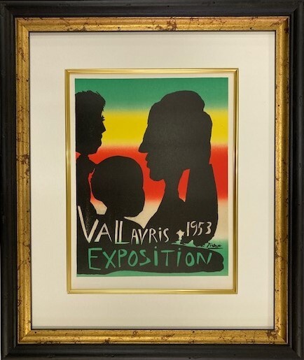 【特価】 ≪ パブロ・ピカソ ≫ リトグラフ【石版画】 EXPOSITION VALLAURIS 1953 1959年 PABLO PICASSO
