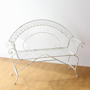  bench garden bench iron two seater . stylish antique manner gardening white iron. two seater bench retro WH