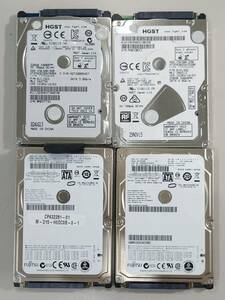 KN2587 【中古品】4個セット HGST FUJITSU 40GB 320GB 80GB 160GB HDD